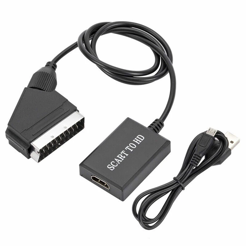 Adattatore Da Scart A Hdmi Convertitore Da Scart A Hdmi Adattatore Video A4Gs