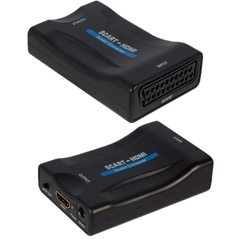 Adattatore Convertitore Powermaster Pm-18588 Da Scart A Hdmi 1080P-720P