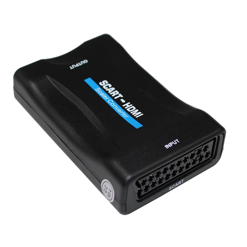 Convertitore Da Scart A Hdmi Adattatore Di Segnale Audio Video Hd Con Adattatore Di Ricarica Convertitore Hdmi Video Audio Di Lusso