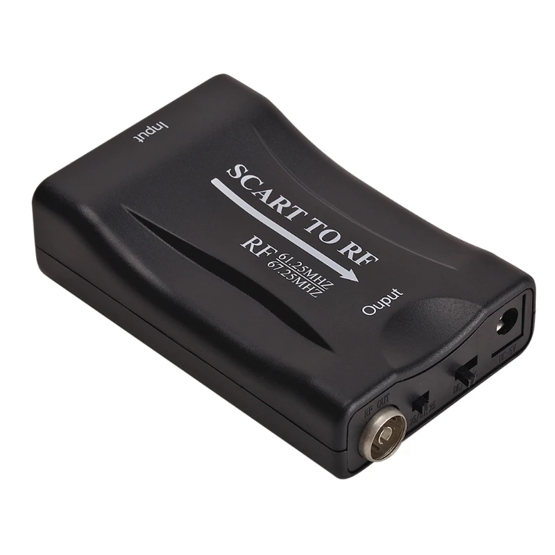 L'Adattatore Convertitore Video Da Scart A Rf Supporta Gli Accessori Rf Di Uscita Rf67.25Mhz 61.25Mhz