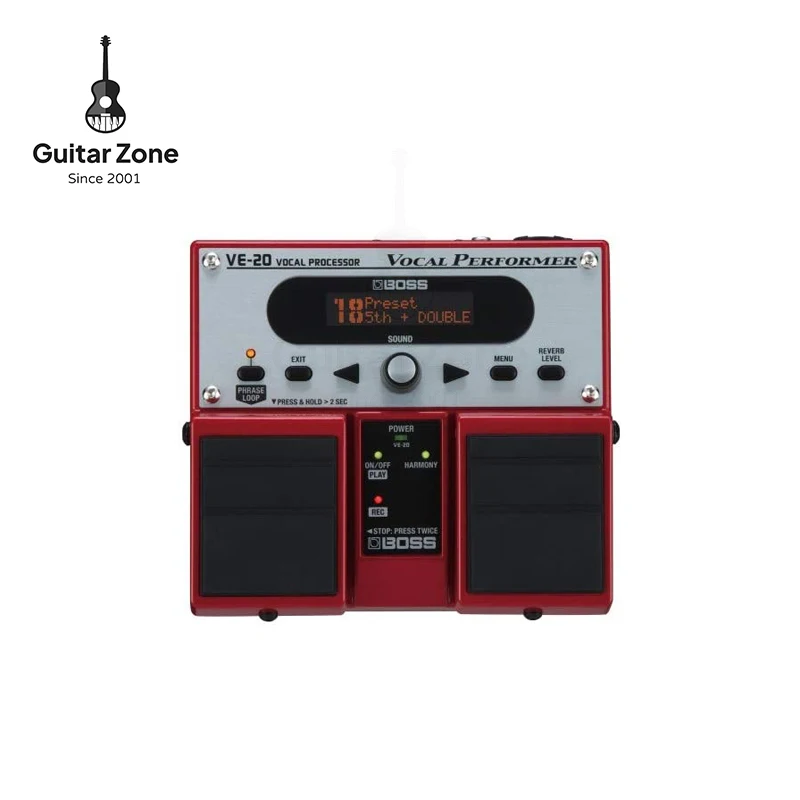 Boss Ve-20 Vocal Performer Effetti A Pedale Per Chitarra Doppi Pedali Per Chitarra Effetti Multifunzione Con Accessori Per Chitarra Ad Anello