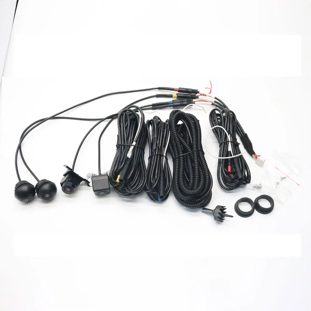 Telecamera Posteriore A 360 ° Per Lettore Dvd Per Auto Videocamera Dash Car Motion Detection Dashcam Registrar Radio Android