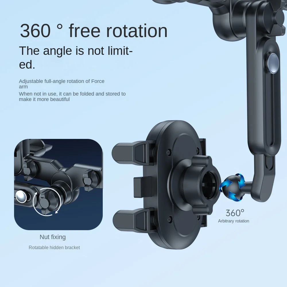 Nuovo Supporto Per Telefono Cellulare Con Specchietto Retrovisore Per Auto Clip Per Auto Dashcam Rotante A 360 Gradi