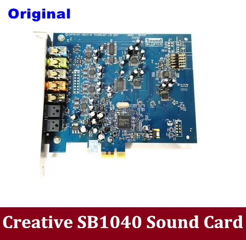 Suono Creativo Originale Di Alta Qualità Blaster X-Fi Sb1040 Schede Audio Pci-E Giochi Di Film Musicali Scheda Audio Per Computer Desktop