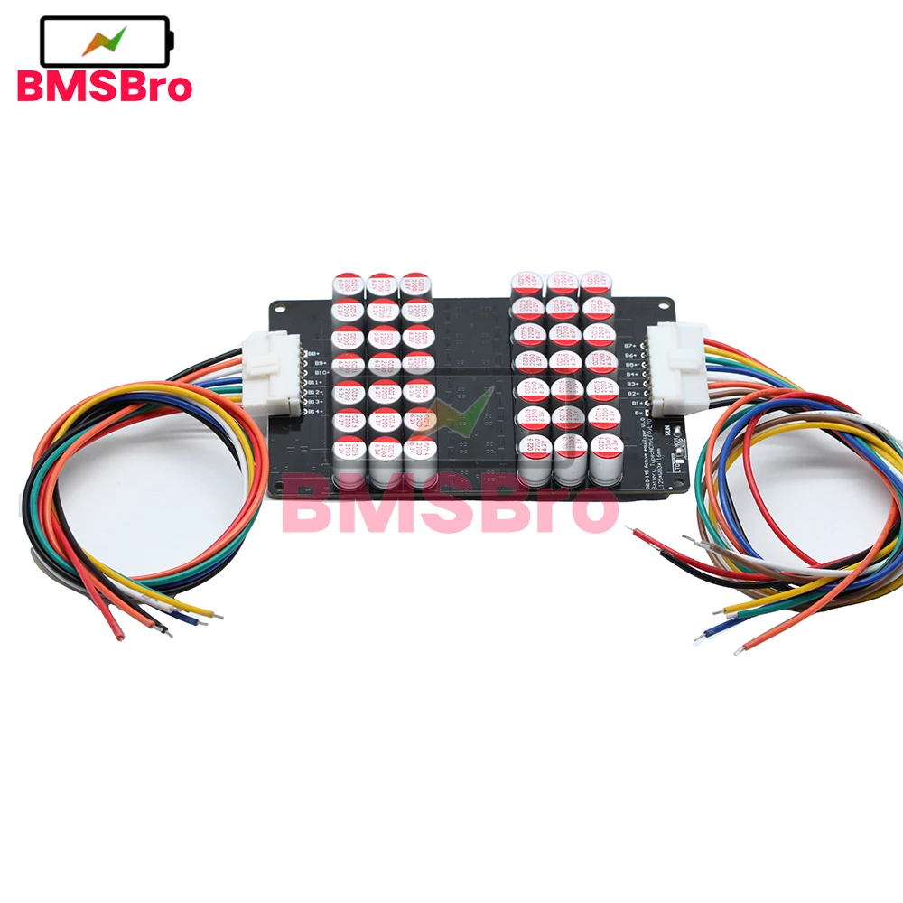 10-14 S 5A Bms Ncm Lfp Li-Ion Lipo Lifepo4 Lto Batterie Al Litio Attivo Balancer Equalizzatore Per Auto Bicicletta Elettrica Scooter