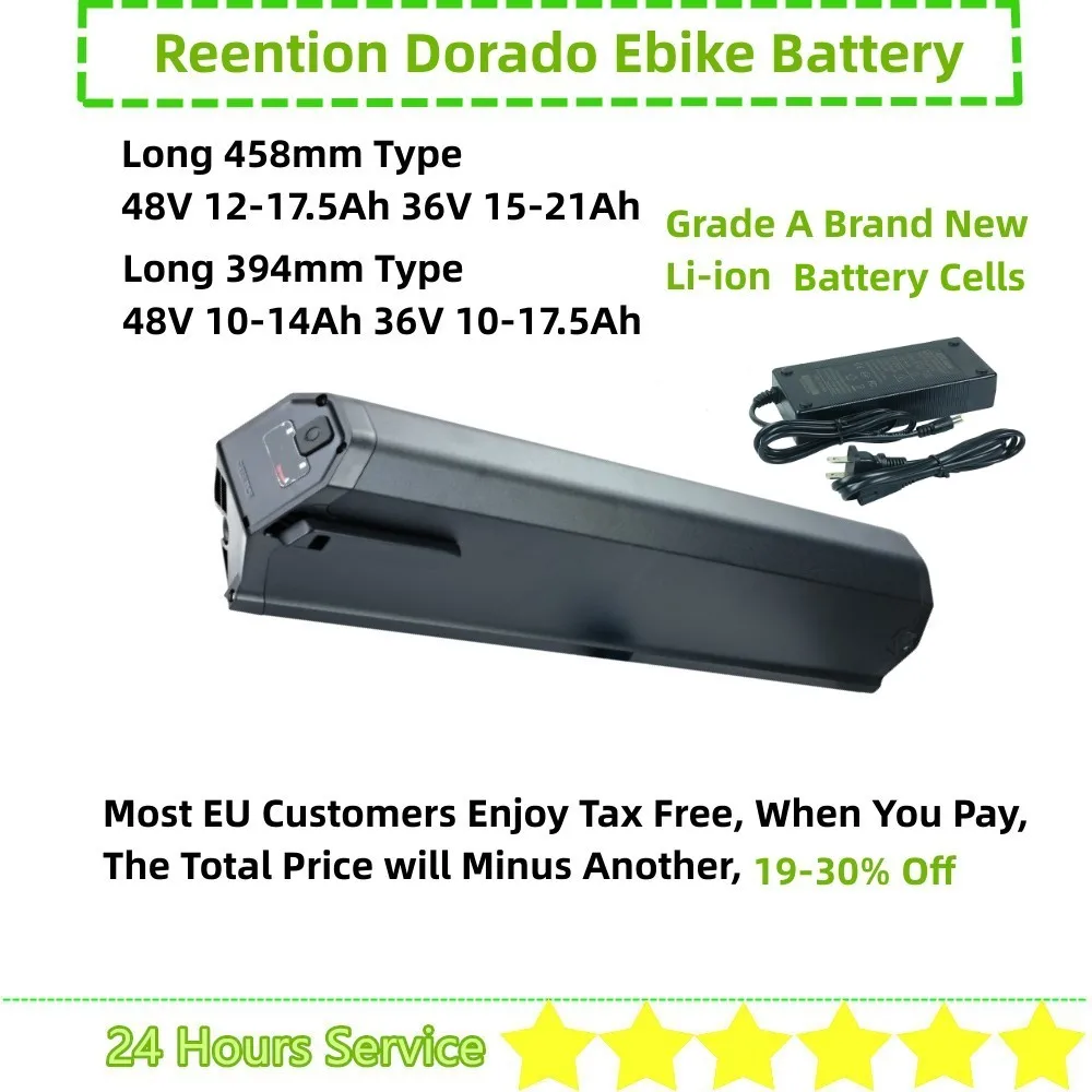 Reention Dorado E-Bike Batteria 48V 10Ah 10.4Ah 12Ah 12.5Ah 13Ah 16Ah 17.5Ah Per Pace 500 Step Through Juiced Ncm Gotrax Ebe5