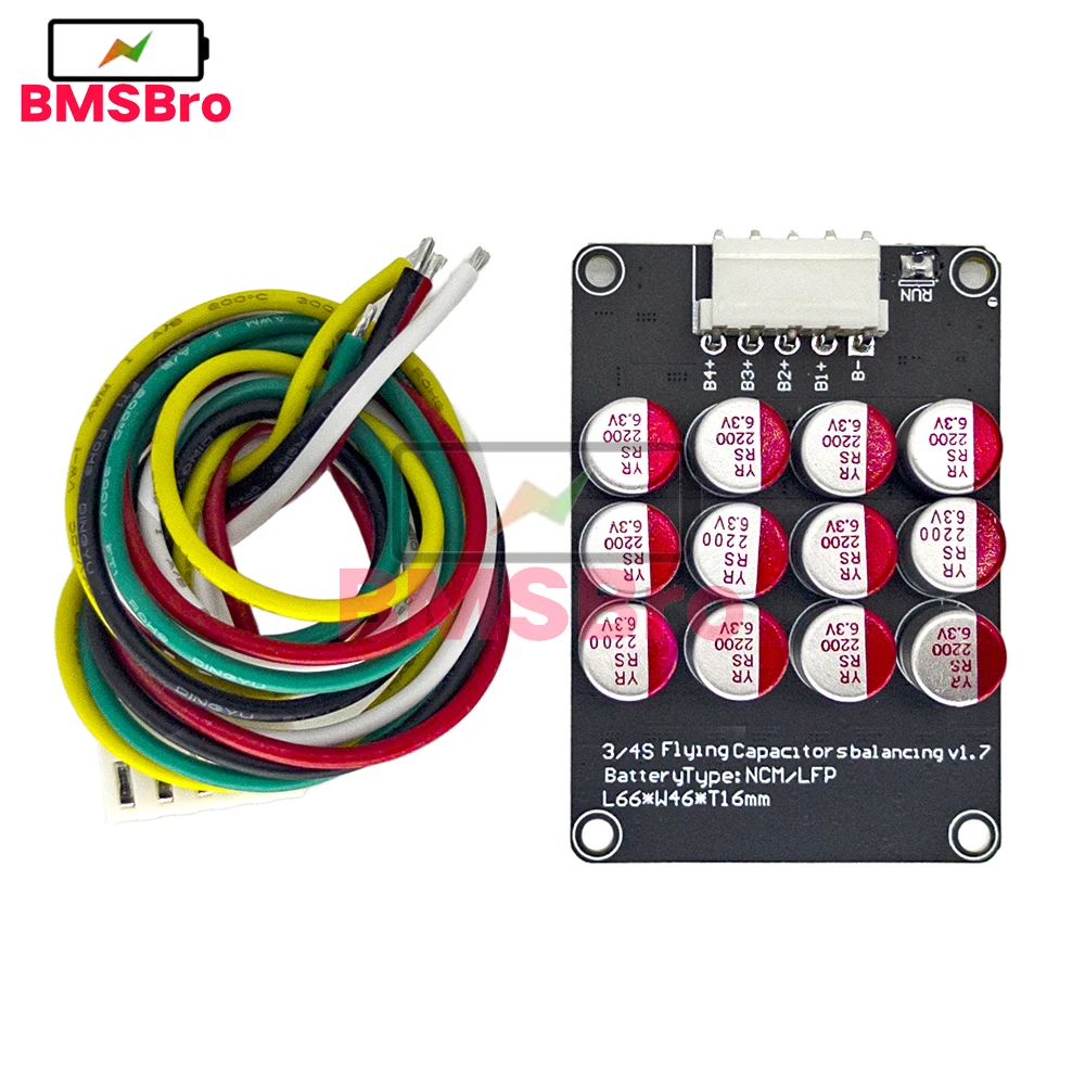4 S 5.5 A Bms Ncm Lfp Li-Ion Lipo Lifepo4 Lto Batterie Al Litio Attivo Balancer Equalizzatore Per La Bicicletta Elettrica Scooter