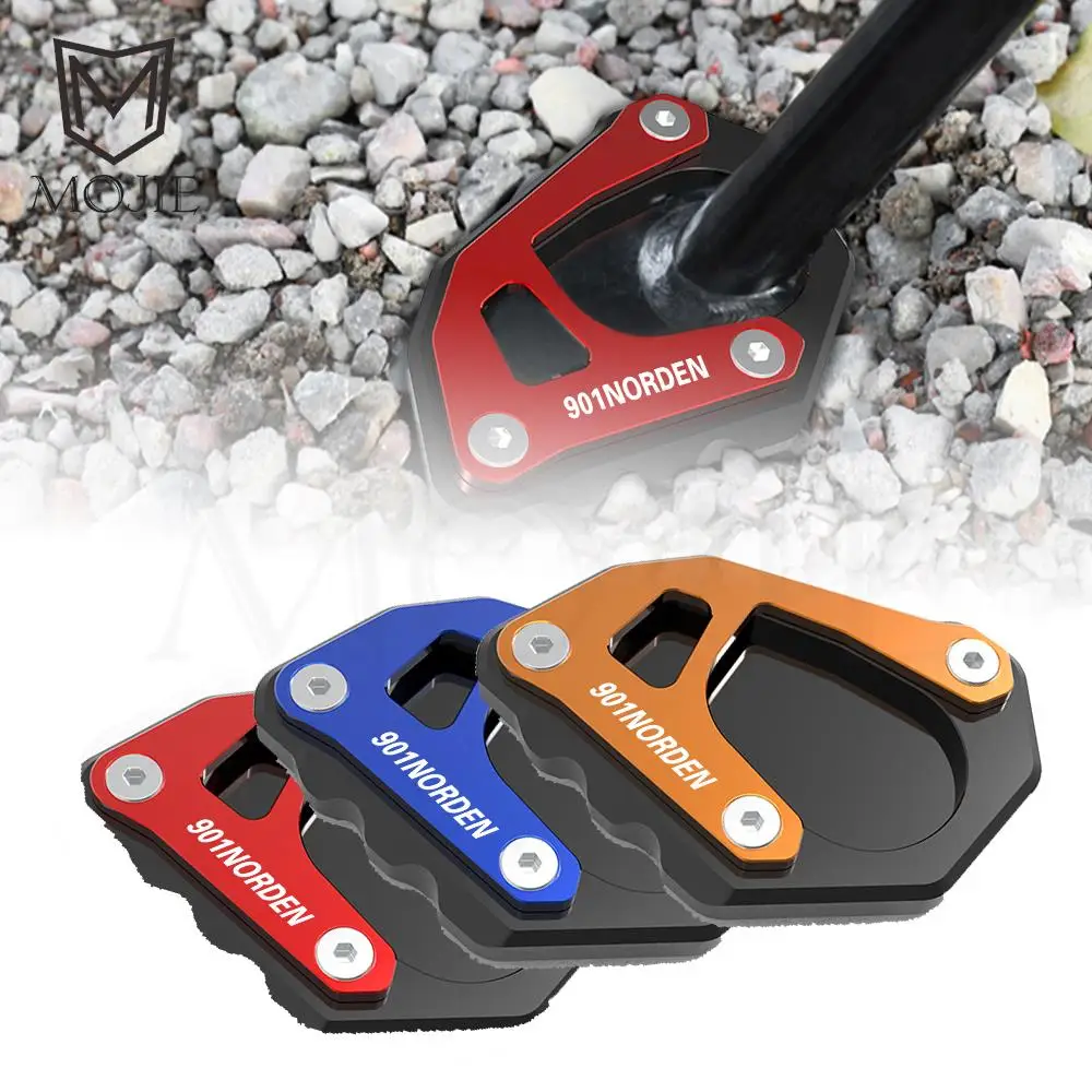 Accessori Moto Cavalletto Laterale Ingrandisci Slitta Cavalletto Cavalletto Piastra Shell Foot Pad Per Husqvarna 901 Norden 2021-2022-2023