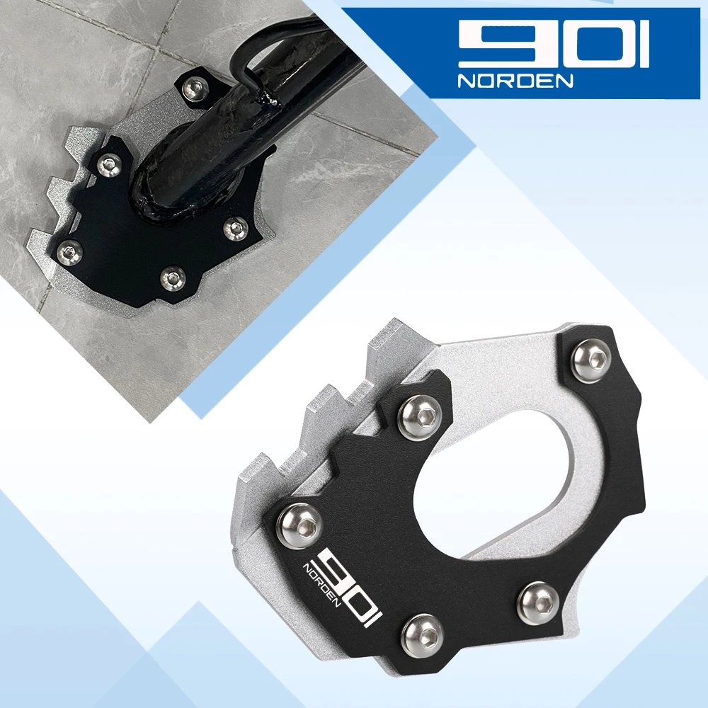 Per Husqvarna Norden 901 Norden901 2022 2023 Accessori Moto Cavalletto Cavalletto Cavalletto Laterale Ingrandisci Estensione Supporto In Acciaio Inoss