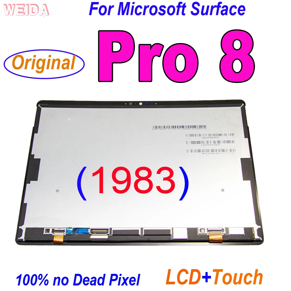 Lcd Originale 12.3 "Per Microsoft Surface Pro 8 Display Lcd Touch Screen Digitizer Assembly Per Microsoft Surface Pro 8 Pro8 Lcd