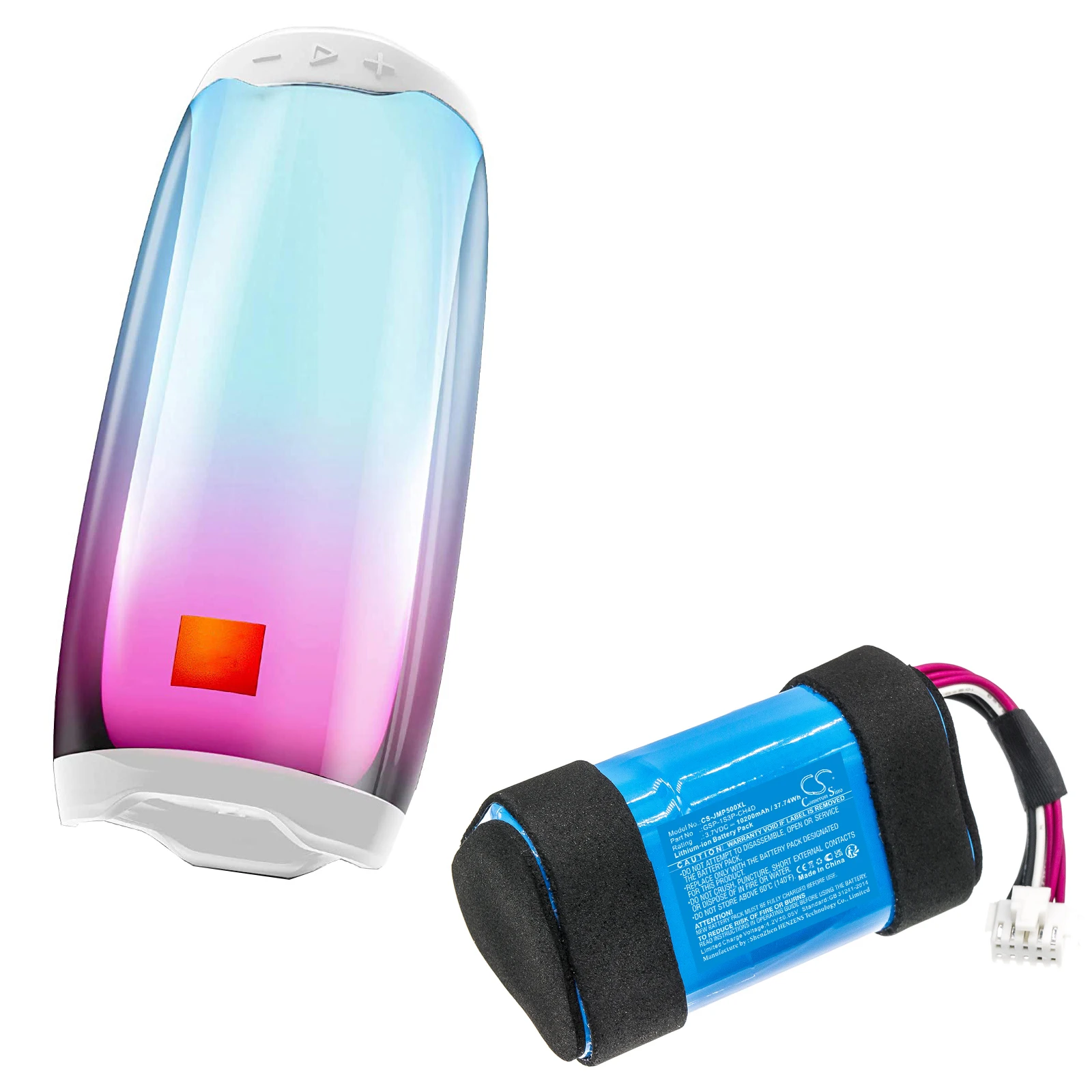 Batteria Cameron Sino 10200Mah Per Jbl Pulse 5 Gsp-1S3P-Ch4D