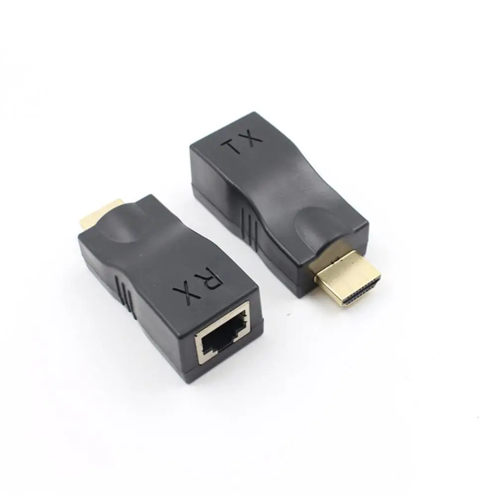 4 K 3D Hdmi Hd 1080P Extender Hdmi Su Singolo Rj45 Cat 5E/6 Di Rete Ethernet Adapter Di Trasmissione Distanza Up 30 M R20