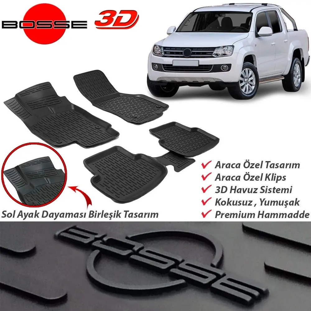 Per Vw Amarok Tappetino 3D Piscina Per Vw Amarok
