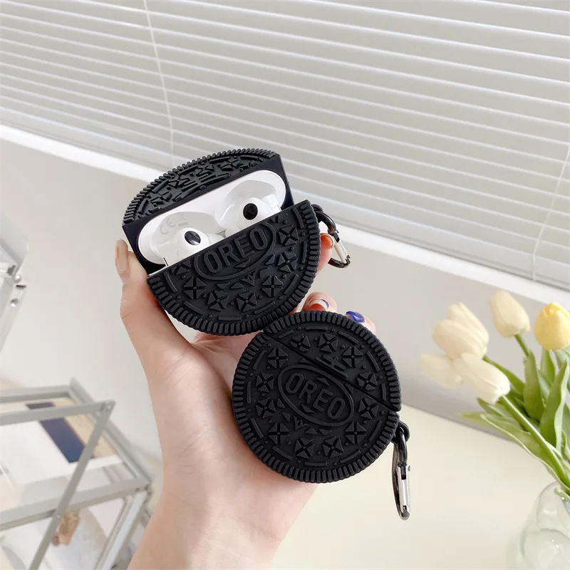 Creative Black Cookie 2021 Airpods 3 Custodia Apple Airpods 2 Custodia Airpods Pro Custodia Iphone Auricolari Accessori Custodia Airpod