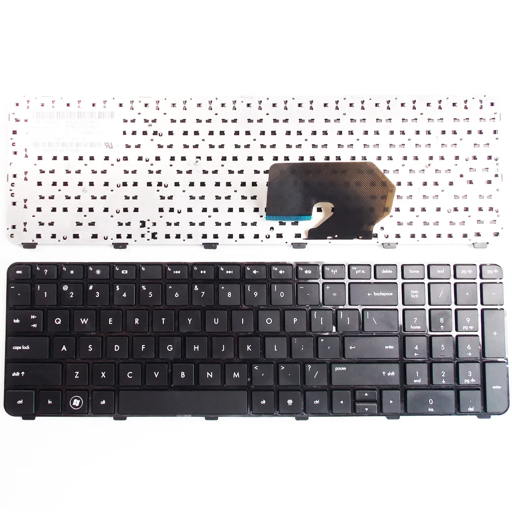 Tastiera Per Laptop Versione Inglese Usa Per Hp Pavilion Dv7-6000Sg Dv7-6000El Dv7-6000Er Dv7-6000Sa Dv7-6000El Dv7-6000Eo Dv7-6192Sf