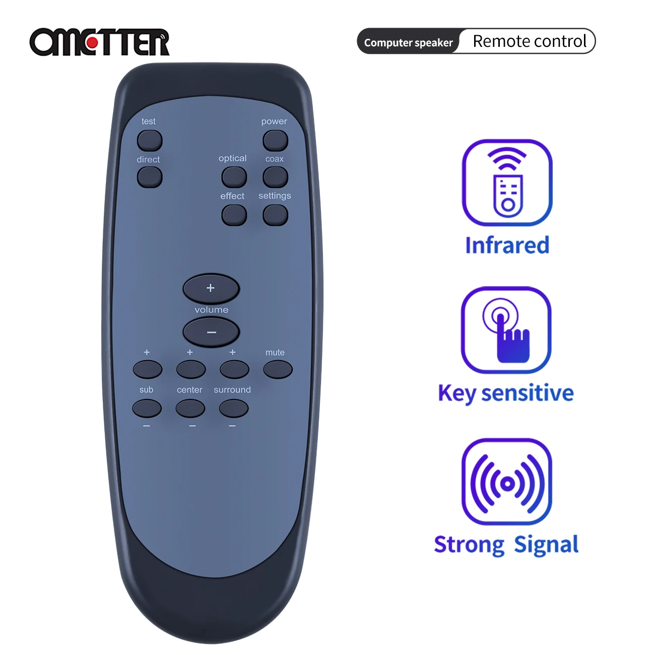 Per Logitech Z5500 Z-5500 Z5450 Z-5450 Z680 Sistema Computer Altoparlante Telecomando