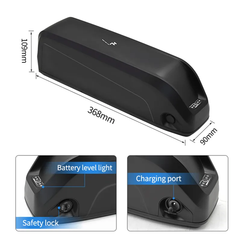 36V 48V 10Ah 13Ah 15Ah 18Ah 21Ah Shengmilo Mx02S Hailong Plus Batterie A Tubo Obliquo Integrate Nella Cella Samsung Per 500W 750W 1000W