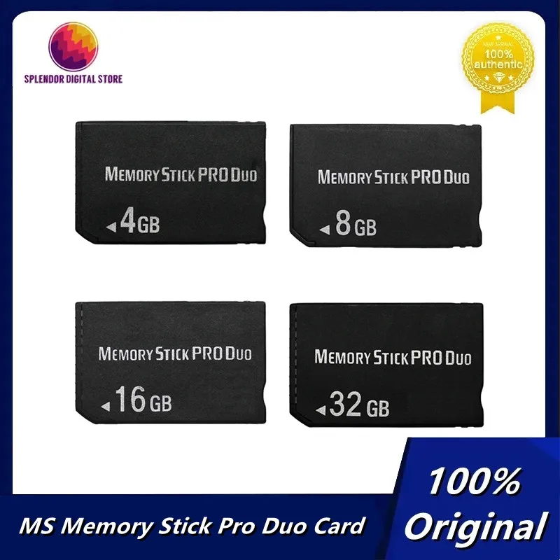 Originale 2Gb 4Gb 8Gb 16Gb Ms Memory Stick Pro Duo Card Memory Card Psp Game Ms Card Per Sony Psp 1000/2000/3000 Game