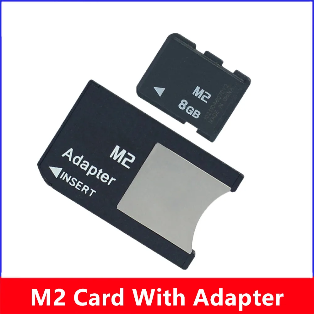 Scheda Di Memoria M2 Di Alta Qualità 1Gb 2Gb 4Gb 8Gb Memory Stick Pro Duo Memory Card Con Adattatore Ms Pro Duo