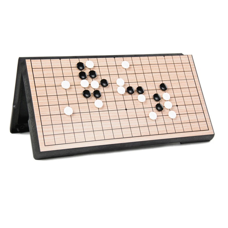 Go Chess Magnetic Go Game 19 Road 361 Pz/Set Weiqi Regalo Di Natale Cinese Old Game Of Go Chessboard Pieghevole Giocattolo Per Bambini