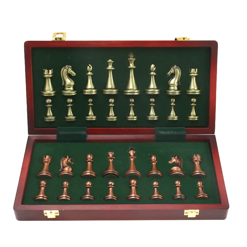 New Pewter Metal Metal 32 Scacchiera Scacchiera Magnetica Scacchiera Medievale Con Gioco Da Tavolo Di Scacchi Di Alta Qualità Atlas Di Scacchi