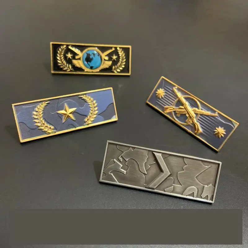Spilla Csgo In Metallo Con Stemma In Metallo The Global Elite Pin Polarized Eagle Master Guardian Gold Nova Cs Go Collection Gift