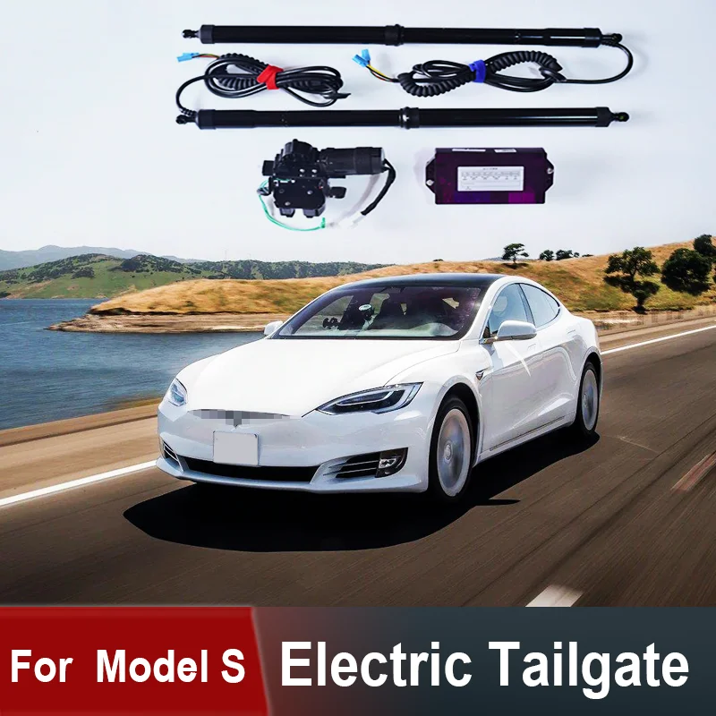 Portellone Posteriore Elettrico Per Tesla Model S Drive Trunk Autolift Apertura Automatica Del Bagagliaio Portellone Posteriore Car Lift Kit Di Contro