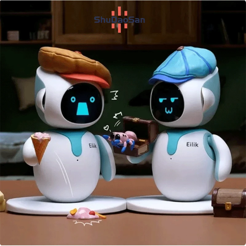 Eilik Intelligenter Roboter Muslimactionale Interaktion Desktop Hustier Ai Puzzle Elektronisches Spielzeug