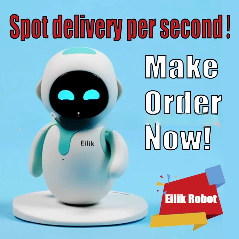 Eilik Robot Toy Smart Partner Pet Robot Desktop Toy Lanciato Cute Smart Robot Home Decor Desk Decoration