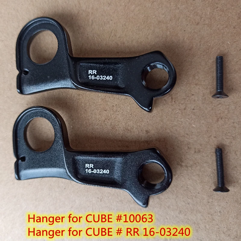 2Pc Bike Frame Saver Per Cube #10063 Cube Aerium Nuroad Axial Ws Agree Hybrid Litening Cross Race Bicicletta Deragliatore Posteriore Gancio