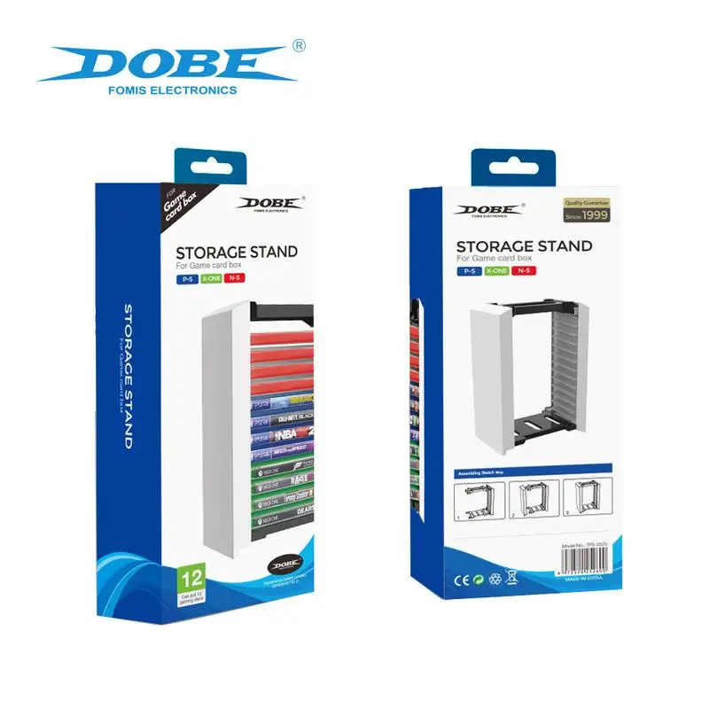 2022 Nuovo Host Game Disk Tower Storage Rack Store 12 Dischi Di Gioco Per Ps4 Ps 5 Accessori Di Gioco Organizer Rack Di Stoccaggio Stabile