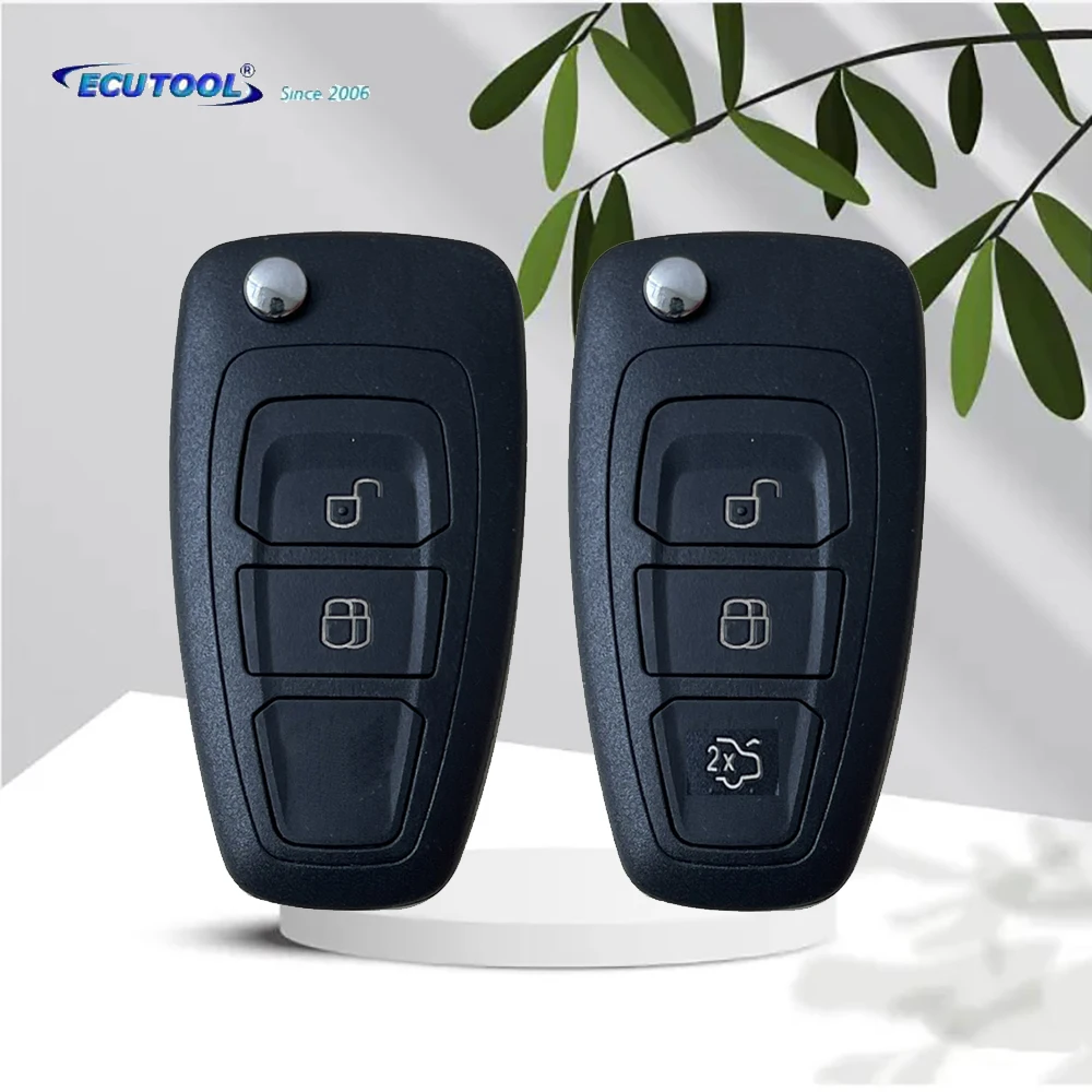 Custodia A Conchiglia Per Chiave Remota Per Ford C-Max S-Max Focus Ranger Galaxy Mondeo Transit Custom Tourneo Custom Hu101 Blade Muslimah