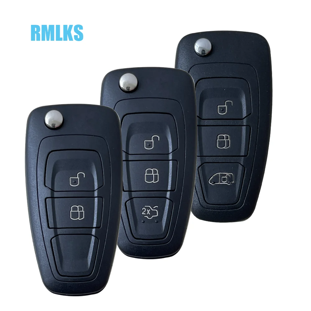 Custodia A Conchiglia Per Chiave Remota Per Ford C-Max S-Max Focus Ranger Galaxy Mondeo Transit Custom Tourneo Custom Hu101 Blade Muslimah