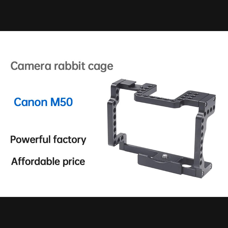 Camera Rabbit Cage Photography Vlog Video Expansion Accessories For Canon M50 Generation 2/M5-015