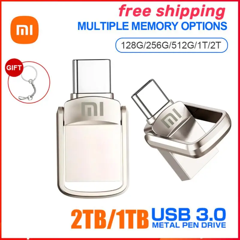 Xiaomi Usb C Tipo C Usb3.0 Flash Drive 2Tb 1Tb 128G 256G Per La Memoria Dello Smartphone Andriods Mini Usb Stick Memory Stick Usb Флешка