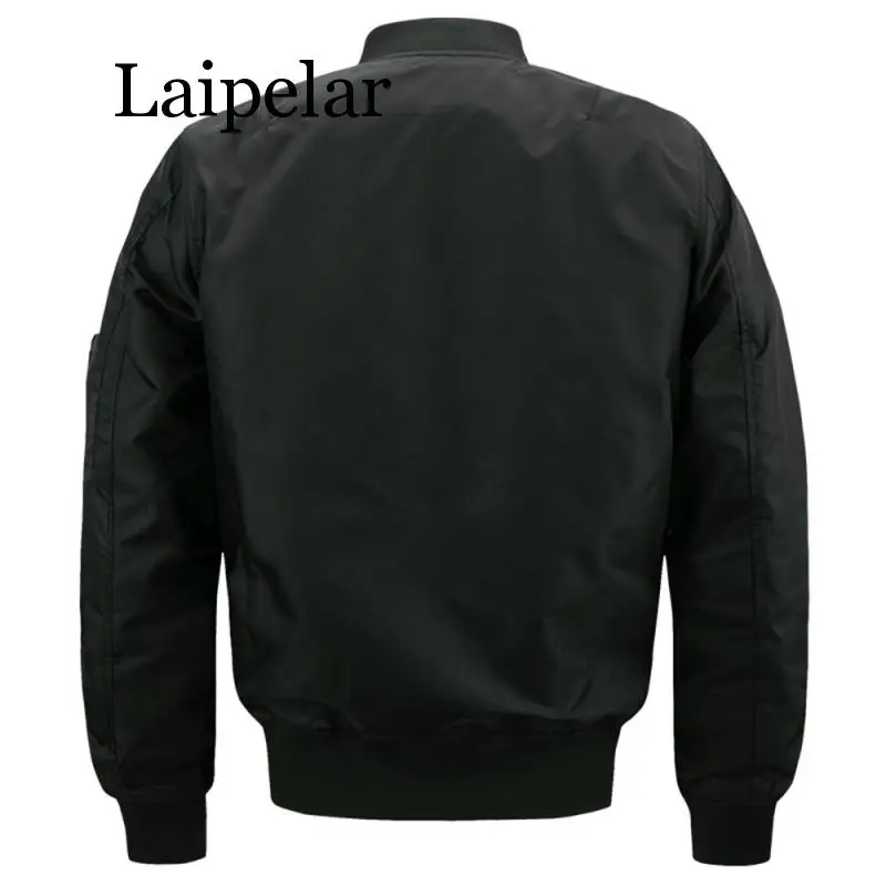 Laipelar Ispessisce Più Il Cotone Del Collare Del Basamento Giacca Casual Custom Air Force N ° 1 Pilota Camicia Di Baseball Del Ricamo Personalizzato