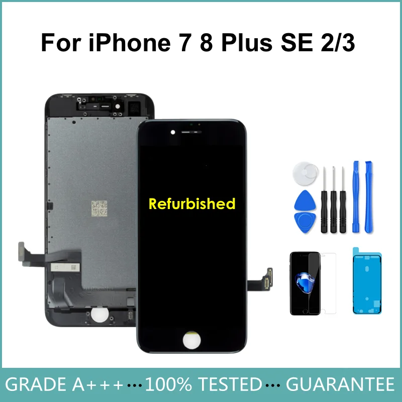 A +++ Schermo Ufficiale Ricondizionato Per Iphone 7 8 Plus Se 2020 Display Lcd Touch Screen Assembly Sostituzione No Dead Pixel
