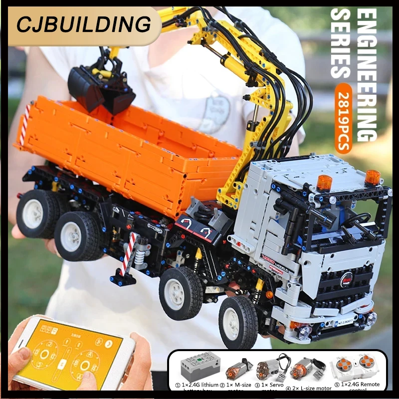 Mold King 19007 Arocs 3245 Compatibile 42043 Moc Block 20005 Building Blocks Mattoni Giocattolo Regalo