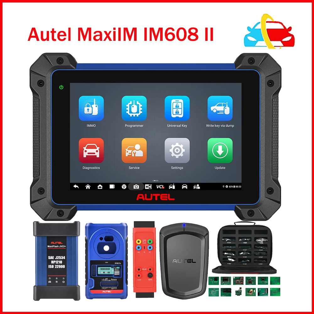 2023 Autel Im608 Ii Version Kit Completo Plus Accessori Imkpa Con Aggiornamento Gratuito G-Box2 Apb112 2 Anni Di Autel Im608 Pro