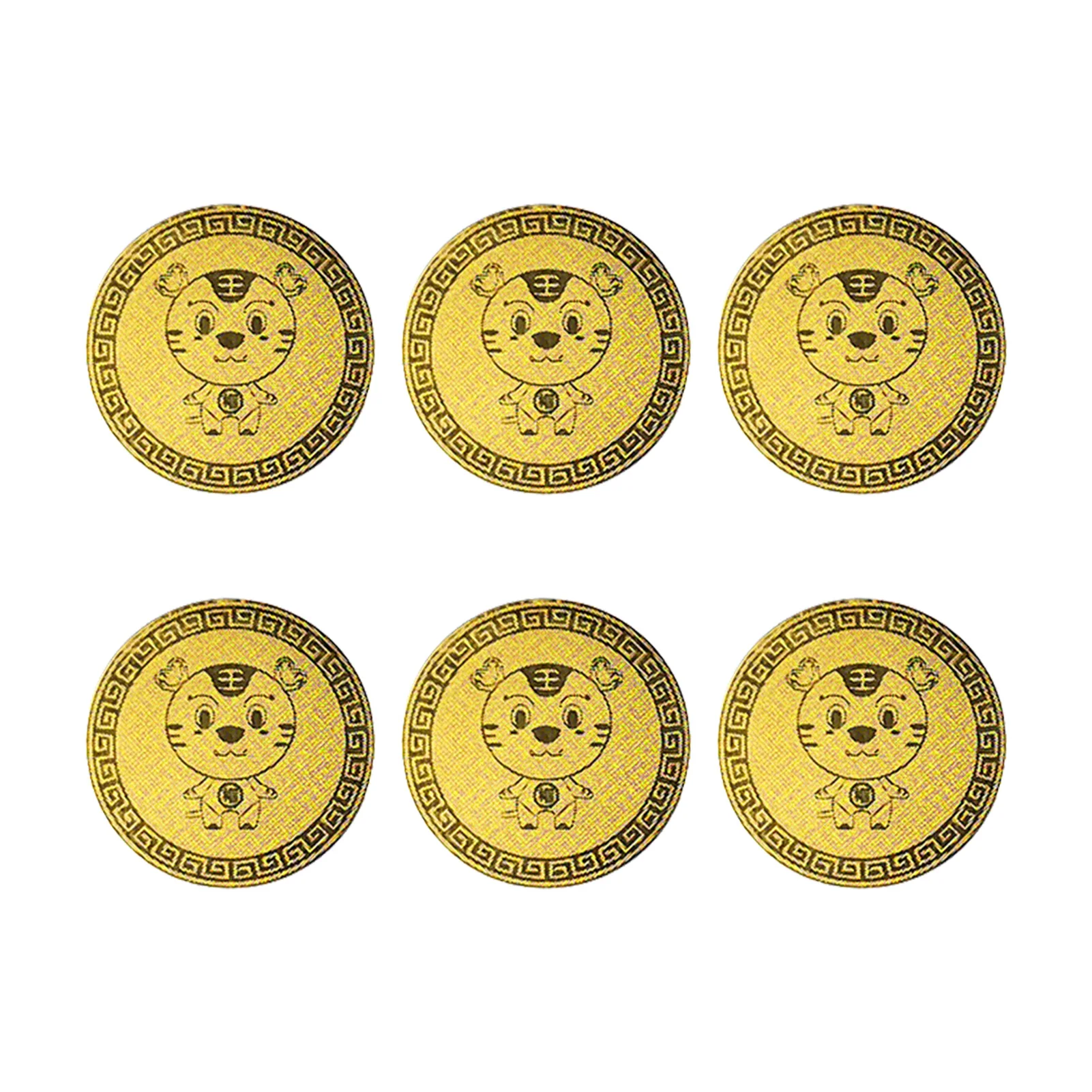 6 Phone Radiation Blocker Emf Blocker For Cell Phone 5G Tiger Pattern Phone Sticker Blocker Shield Anti Emf Electronic Devices