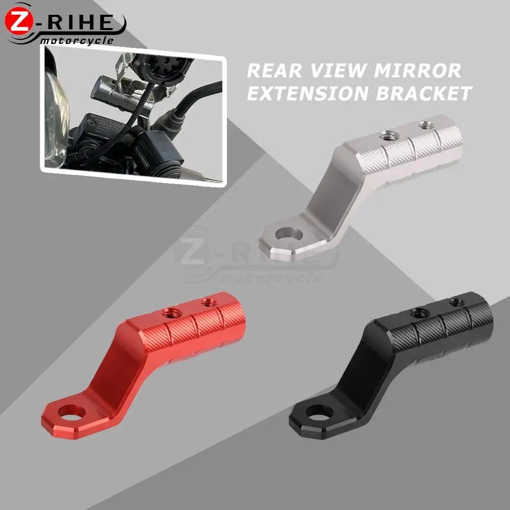 Accessori Moto Staffa Di Estensione Specchietto Retrovisore Per Rc 390 200 250 125 690 Yamaha R3 R6 Mt07 Xmax Z1000 Pcx125 Moto