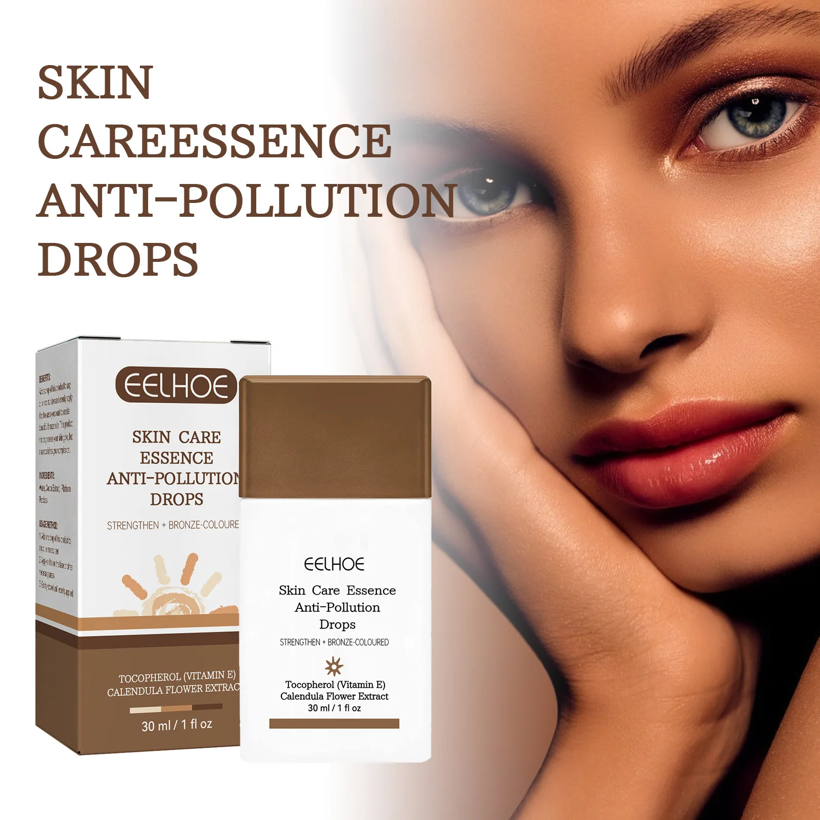 Bronzer Drops Fake Tan Peptide Sieri Reintegra L'Essenza Abbronzante Per Viso E Corpo Per La Riparazione Della Pelle Delle Scottature Solari All'Apert