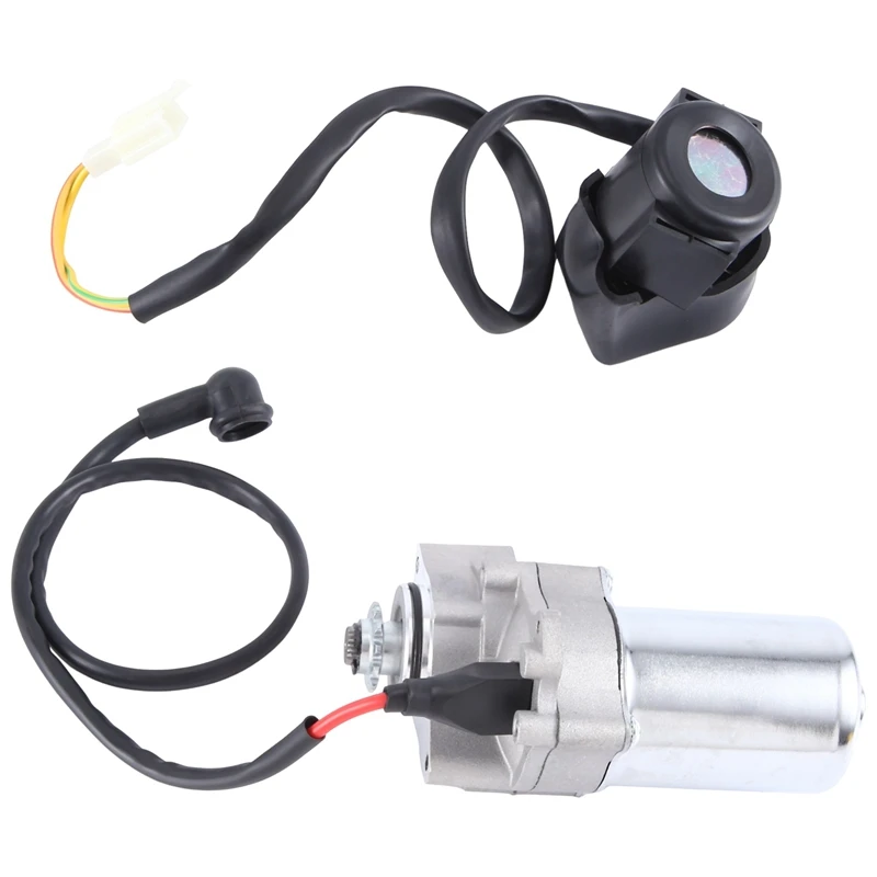 Motorino Di Avviamento E Relè Solenoide Per 50Cc 70 Cc 90Cc 100Cc 110Cc 125Cc Atv Dirt Bikes Go Kart Cinese Pit Bike Quad 4 Wh