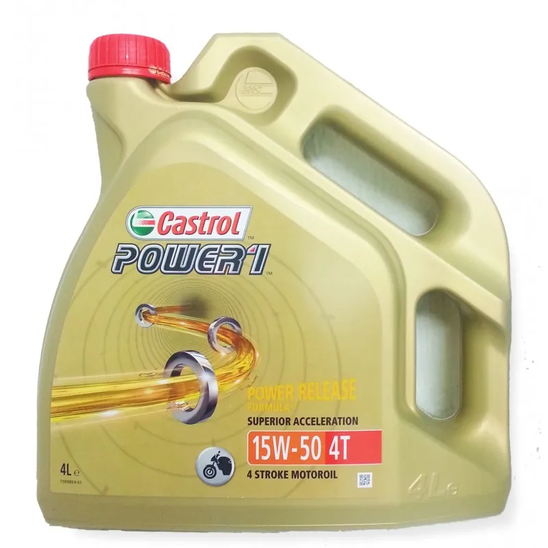 Castrol Olio Power1 15W50 4T 4L