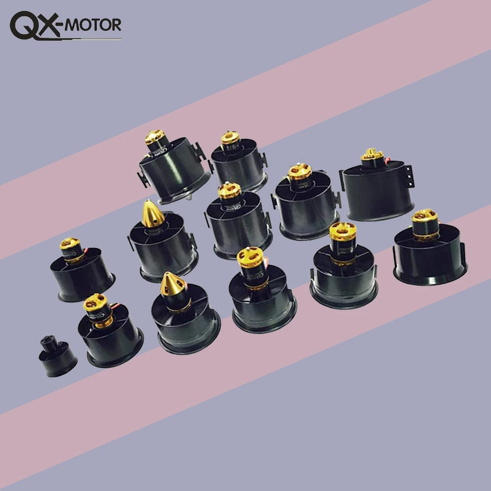Sistema Di Ventilazione Canalizzata Edf Per Jet Plane 30Mm 50Mm 55Mm 64Mm 70Mm 90Mm Con Motore Brushless