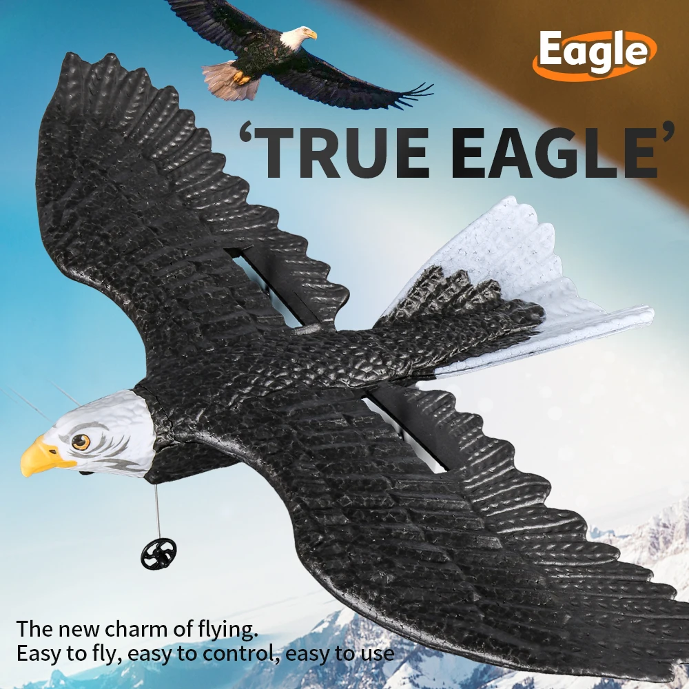 Rc Airplane Simulation Wingspan Eagle Aircraft 2.4G Radio Control Remote Foam Plane Aliante Boys Gift Toys For Children