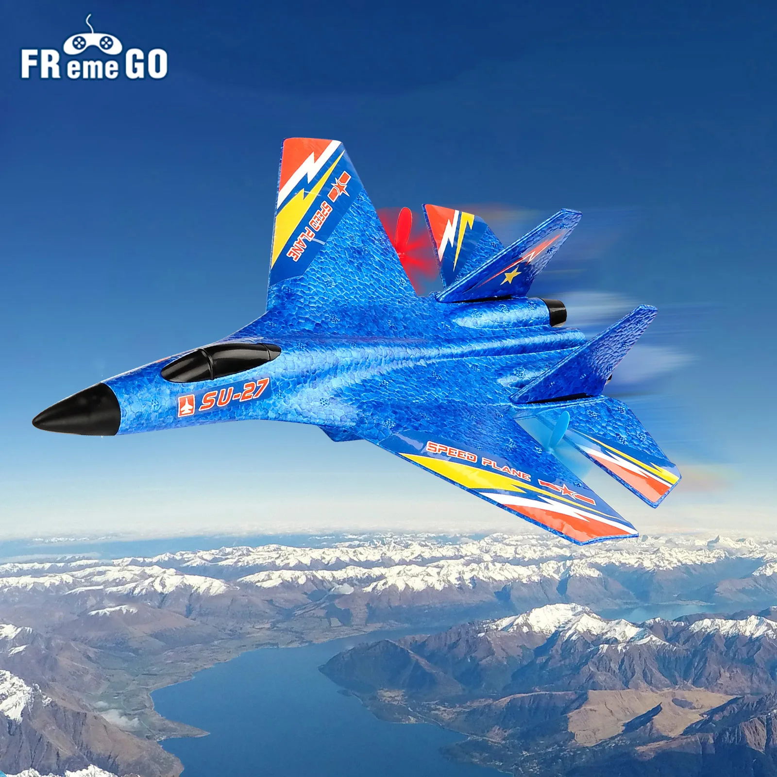 Fremego Rc Aircraft Su-27 Rc Plane 2.4G Radio Control Glider Telecomando Fighter Glider Foam Airplane Boys Toys For Children