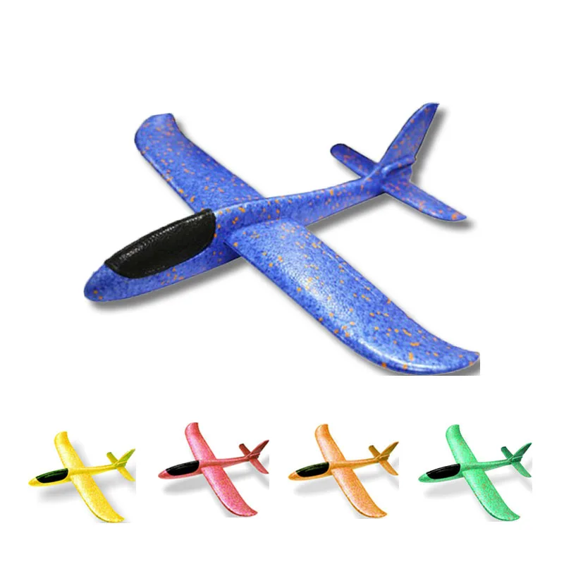 5-10 Pz/Lotto Giocattoli Per Bambini 48 Cm Lancio A Mano Aereo Epp Foam Launch Fly Glider Planes Model Aircraft Outdoor Fun Party Game