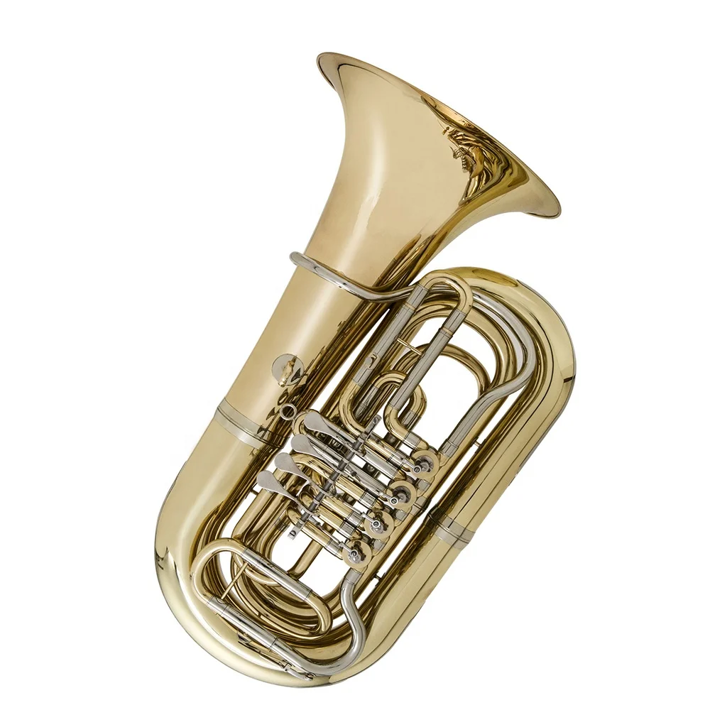 Pistoni Rotanti Professionali Bb 4 Gold Tuba Jytu0746
