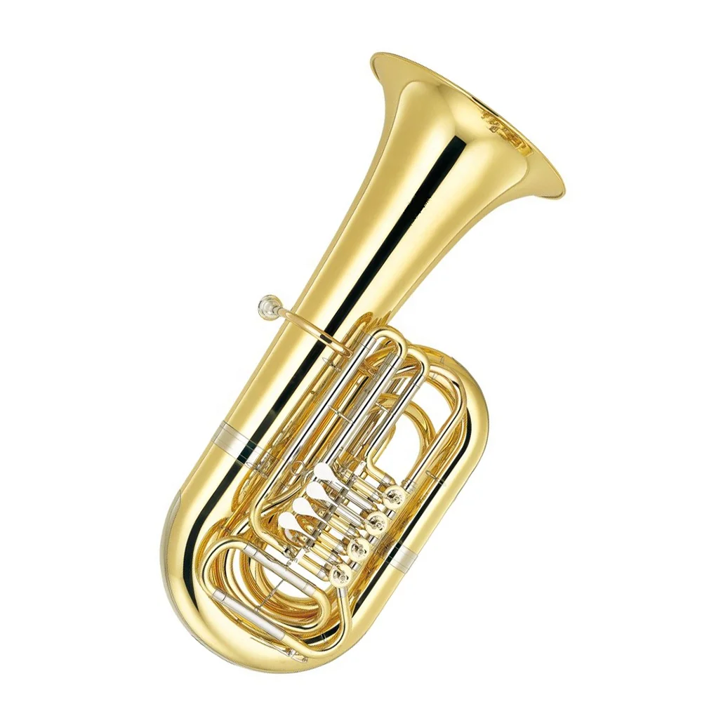 Seasound Oem Economici Bb 4 Pistoni Rotanti Lacca Tuba Jytu0749